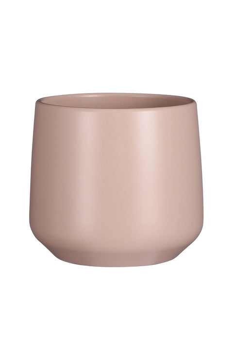 PLANTER, AMBER MTTE PINK 6.75"