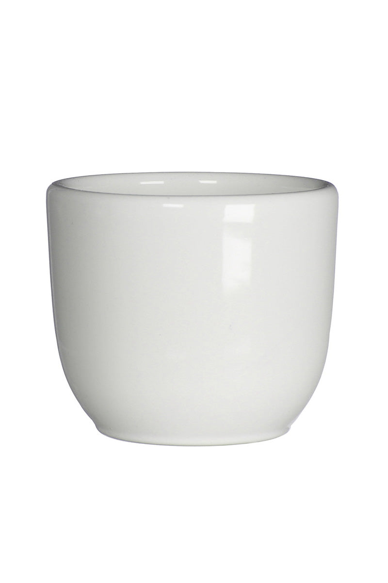 Alfresco Tusca Round Planter 3" Gloss White