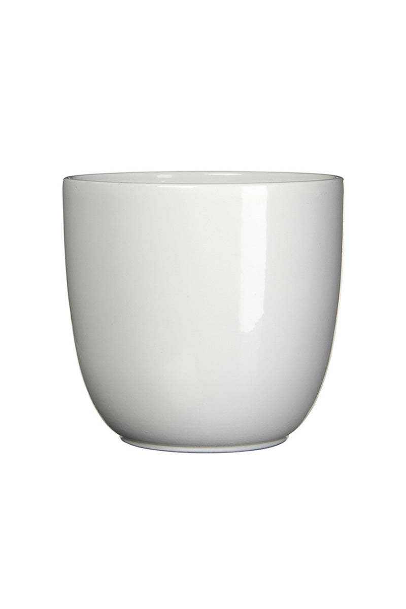 POT, TUSCA ROUND WHITE 4"