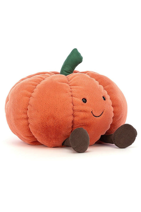 PLUSH, AMUSEABLE PUMPKIN 9"