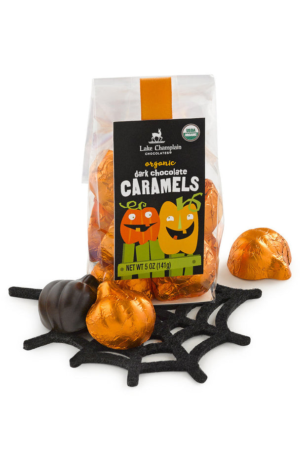 Lake Champlain Halloween Caramel Pumpkins Dark Chocolate