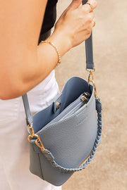 Louenhide Soho Crossbody Bag w/Kubi Strap Dusty Blue