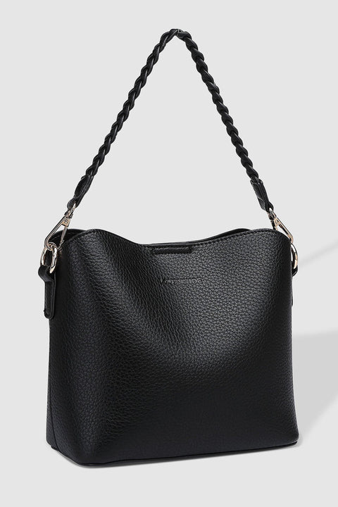 Louenhide Soho Crossbody Bag w/Kubi Strap Black