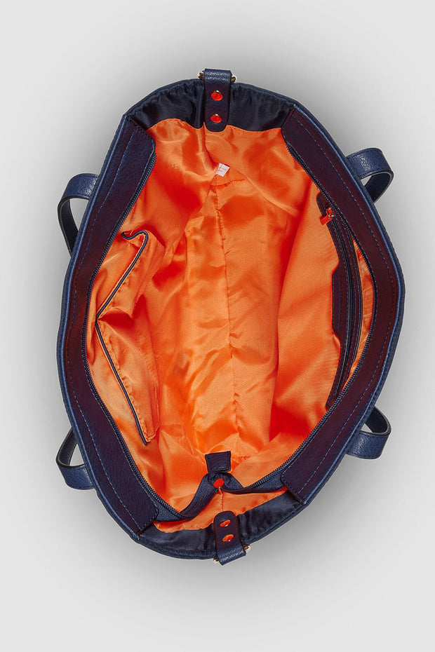 Louenhide Nora Nylon Navy Tote Bag