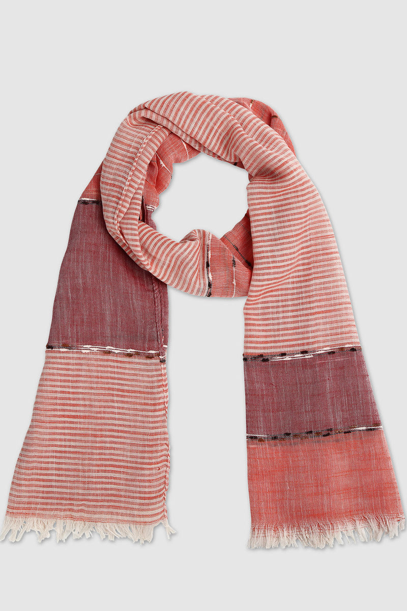 Louenhide Lottie Scarf Coral White