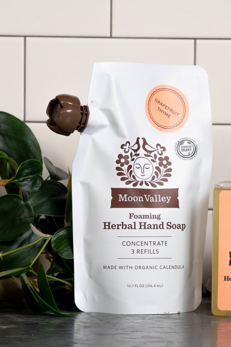 Moon Valley Organics Foaming Herbal Hand Soap Concentrate Grapefruit Thyme