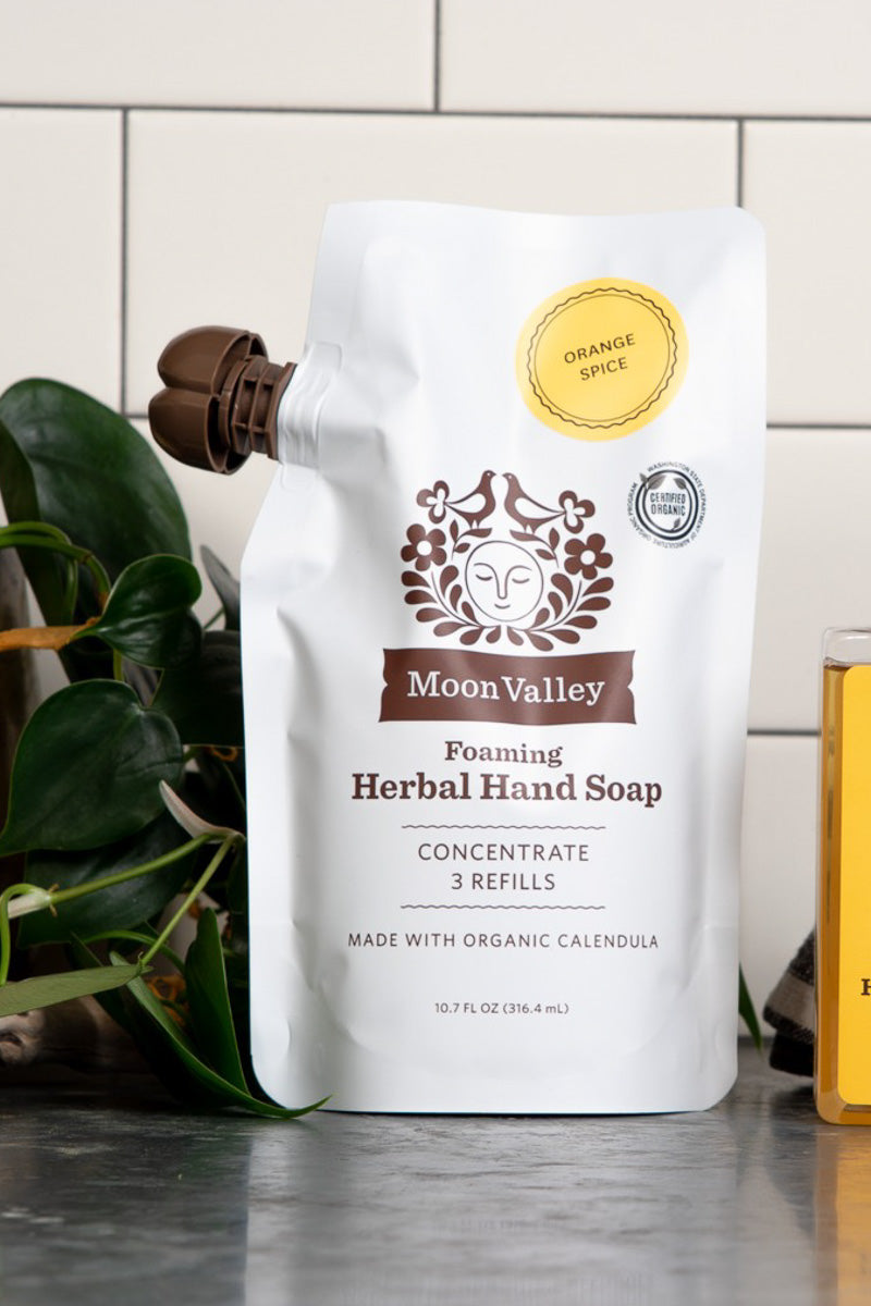 Moon Valley Organics Foaming Herbal Hand Soap Concentrate Orange Spice