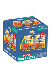 Mudpuppy Firetruck Mini Puzzle 24 pieces