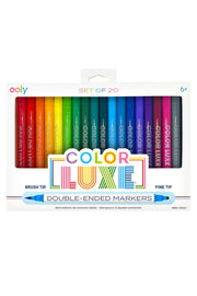 Color Luxe Double-Ended Markers Set of 20