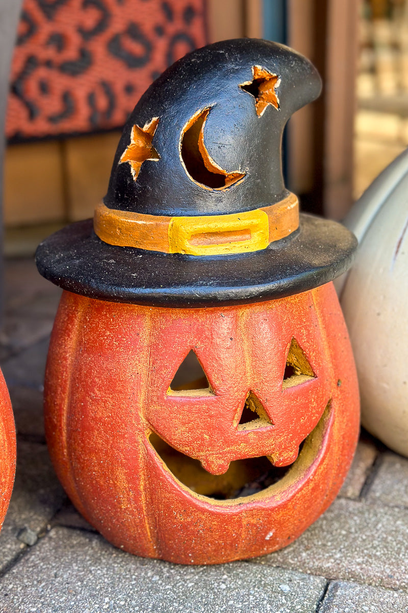 Pumpkin Witch Hat Small Orange