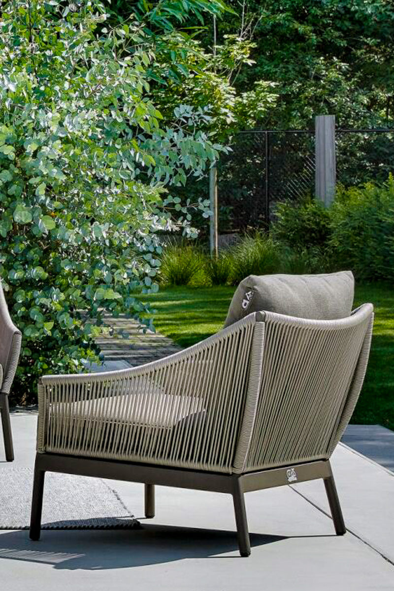 Alfresco Bijou Alto Deep Seating Lounge Chair with Cushion