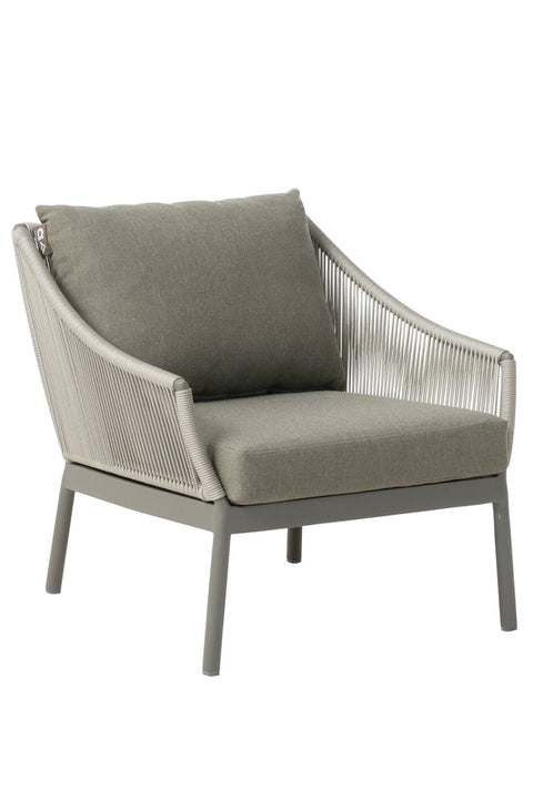 Alfresco Bijou Alto Deep Seating Lounge Chair with Cushion
