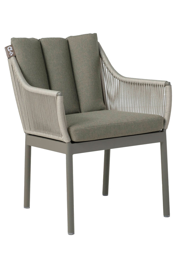 Alfresco Bijou Dining Arm Chair with Cushions