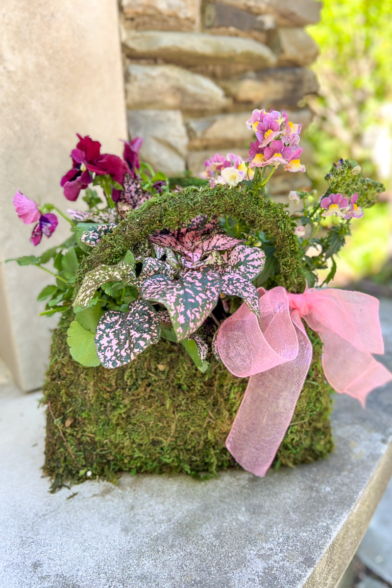 Chalet Signature Spring Flower Medium Purse 9"