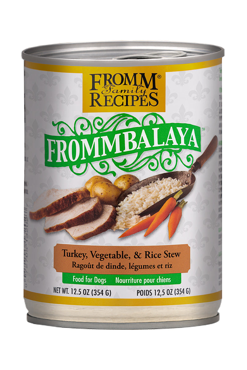 Frommbalaya Turkey, Vegetable, & Rice Stew Wet Dog Food 12 oz