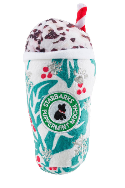 Haute Diggity Dog Starbarks Puppermint Mocha Holiday Print Cup