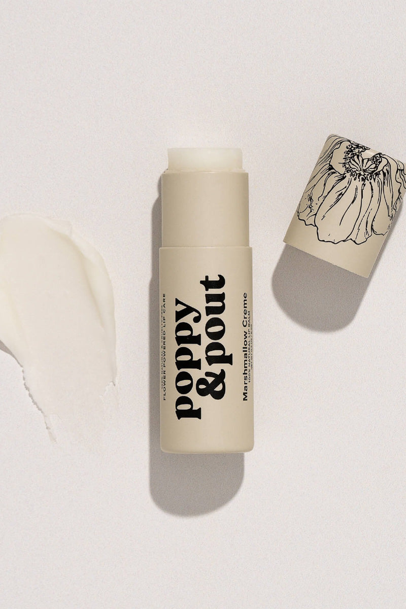 Poppy & Pout Lip Balm Marshmallow Creme