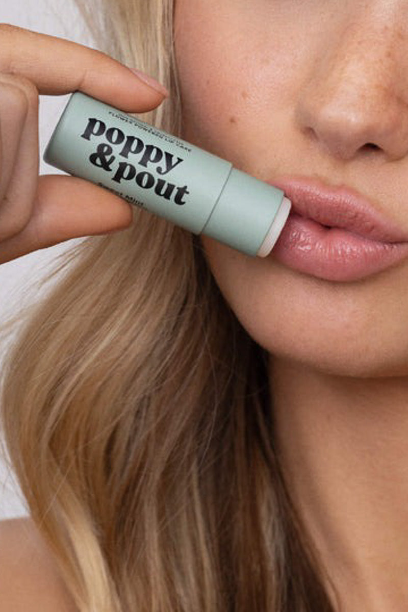 Poppy & Pout Lip Balm Sweet Mint