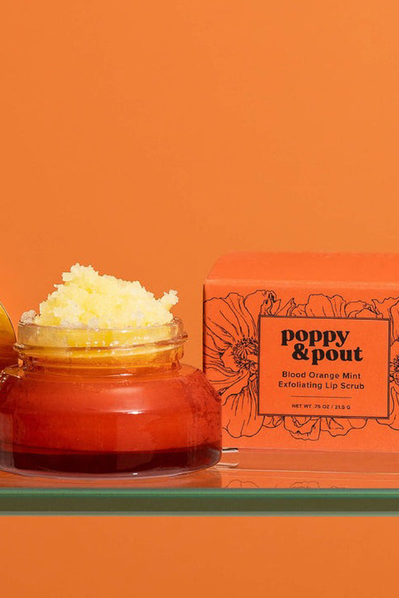 Poppy & Pout Lip Scrub Orange Blossom