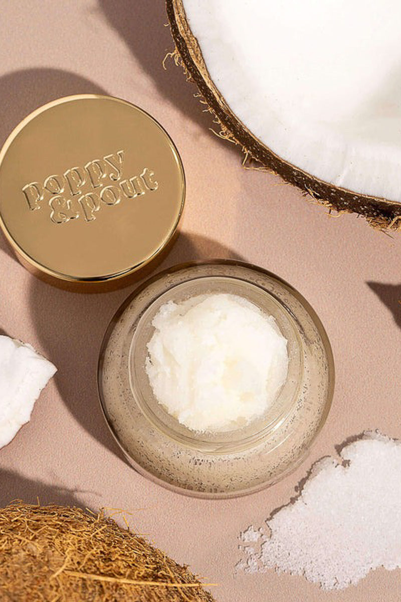 Poppy & Pout Lip Scrub Island Coconut