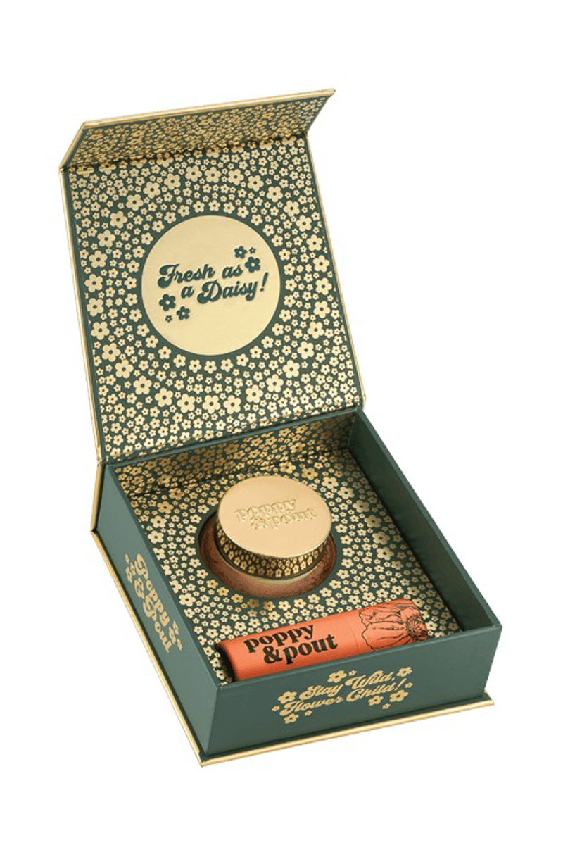 Poppy & Pout Lip Care Duo Pink Grapefruit