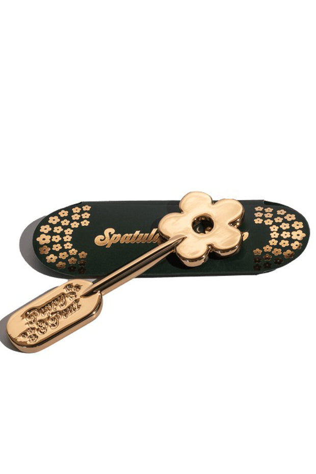 Lip Care Spatula Gold Daisy