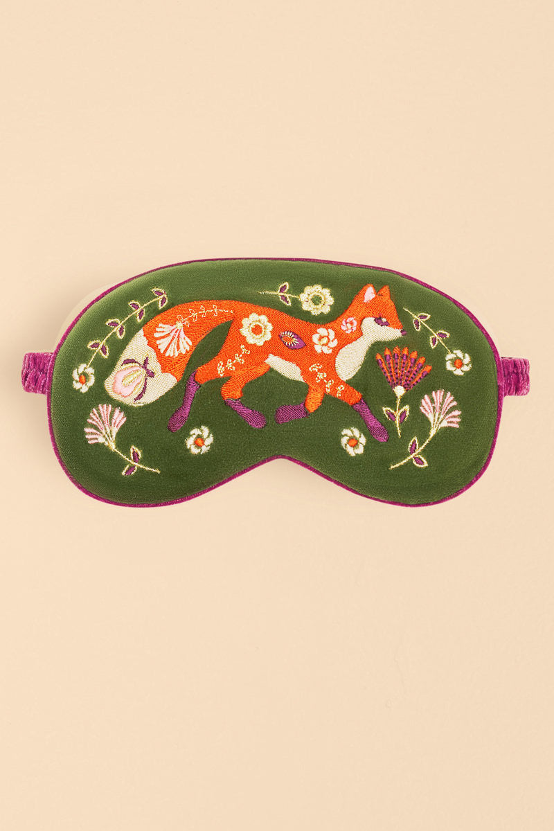 Powder Design Luxury Velvet Eye Mask Scandinavian Fox