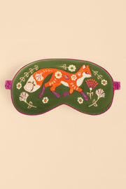 Powder Design Luxury Lavender Velvet Eye Mask Scandinavian Fox