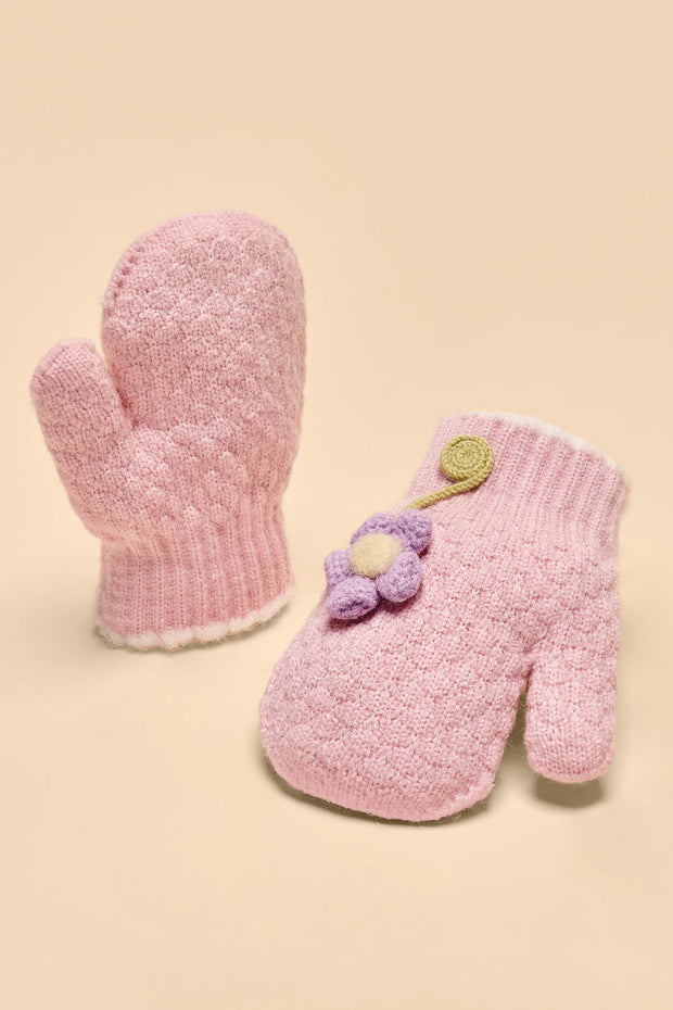 Powder Design Kids Perfect Pansy Mittens Power Pals Pnk