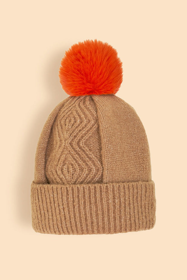 Powder Design Ingrid Bobble Hat Cappucino