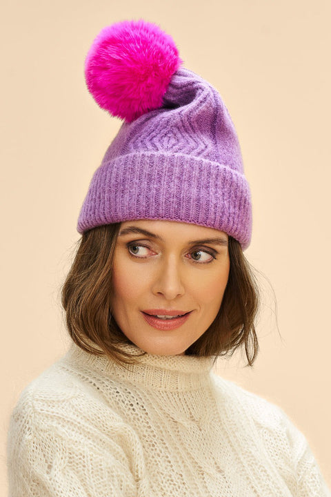 Powder Design Ingrid Bobble Hat Grape