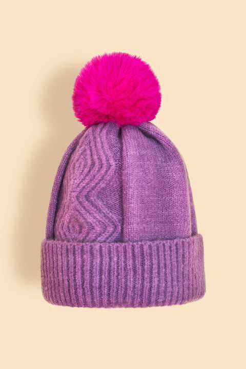 Powder Design Ingrid Bobble Hat Grape