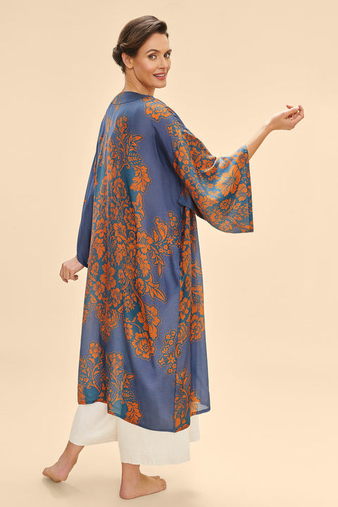 Powder Design Kimono Gown Denim Tapestry