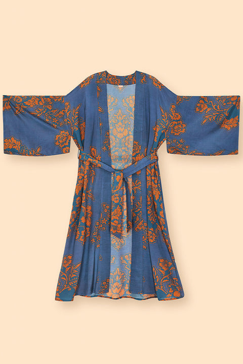 Powder Design Kimono Gown Denim Tapestry