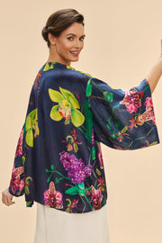 Powder Design Kimono Jacket Exotic Evening in Ink