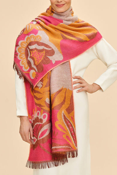 Powder Design Woven Scarf Thrill of the Tiger