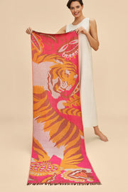 Powder Design Woven Scarf Thrill of the Tiger