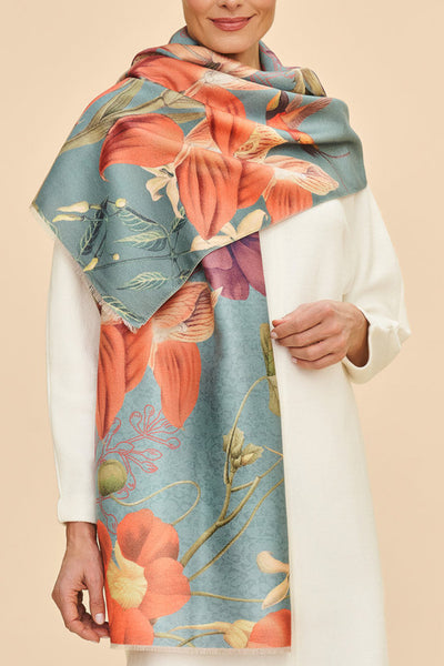 Powder Design Luxurious Scarf Hummingbird at Dusk