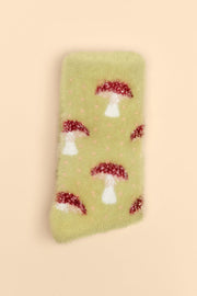 Powder Design Women's Fuzzy Slipper Socks Tiny Toadstools