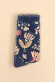 Powder Design Women's Fuzzy Slipper Socks Watercolour Flowers