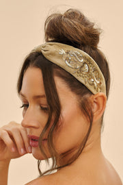 Powder Design Embellished Headband Sage Heart