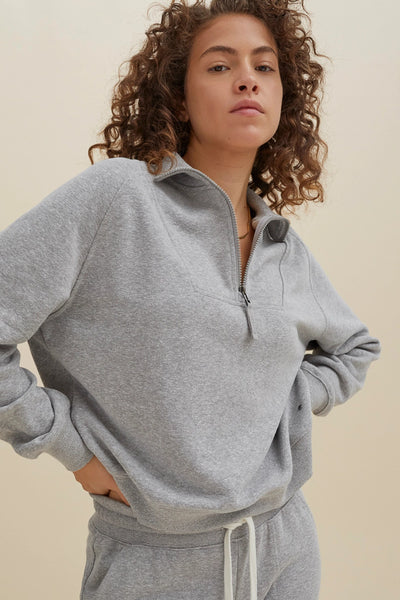 Women's Cozy Up Pullover Large Heather Grey