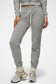 Women's Cozy Up Pants Large Heather Grey