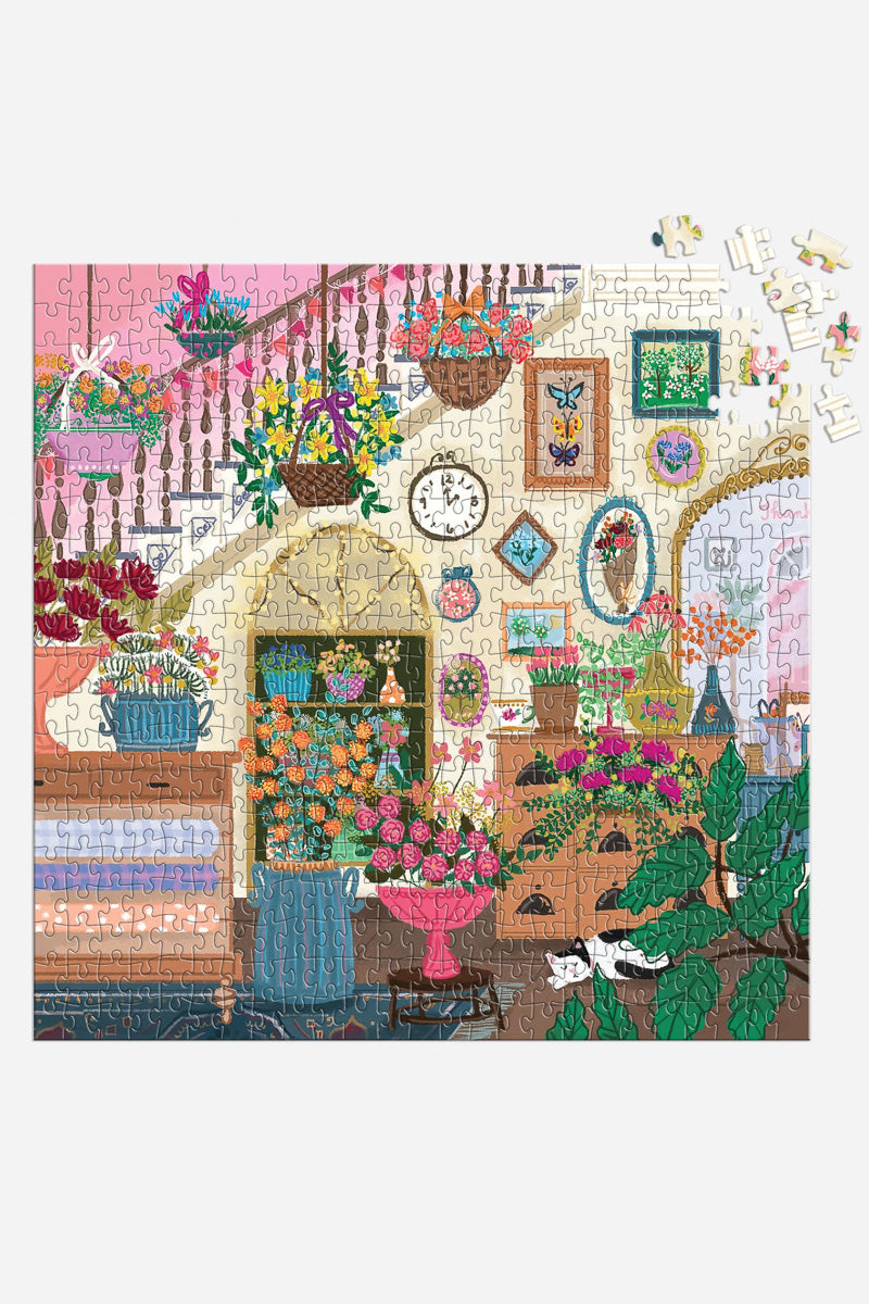 Flower Shop House Puzzle 500 Pieces