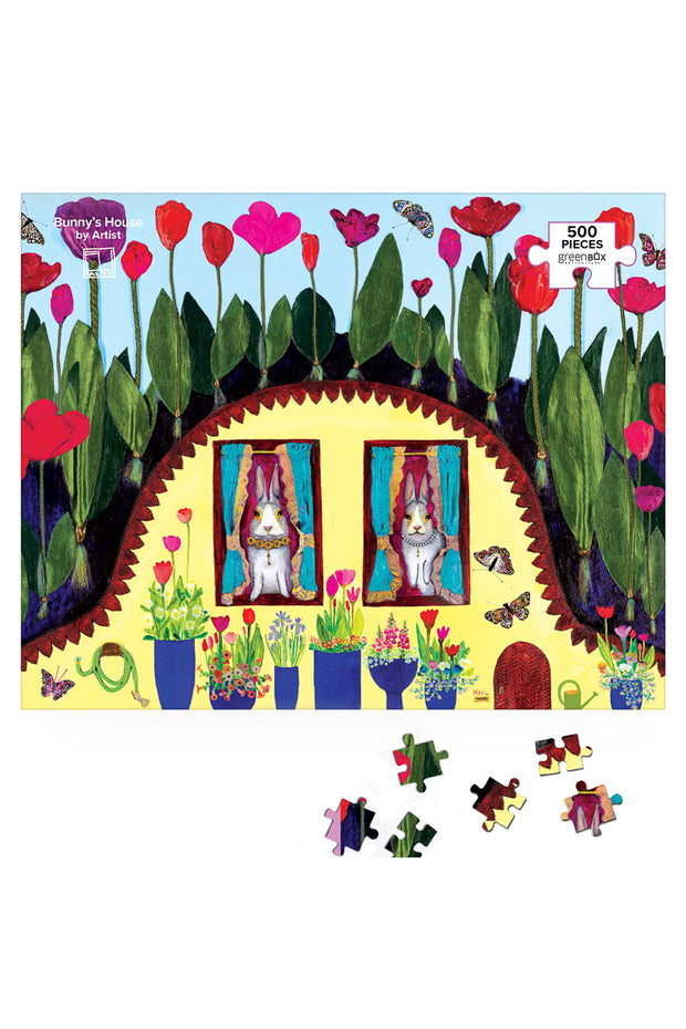 GreenBox Art Bunny's House by Eli Halpin Puzzle