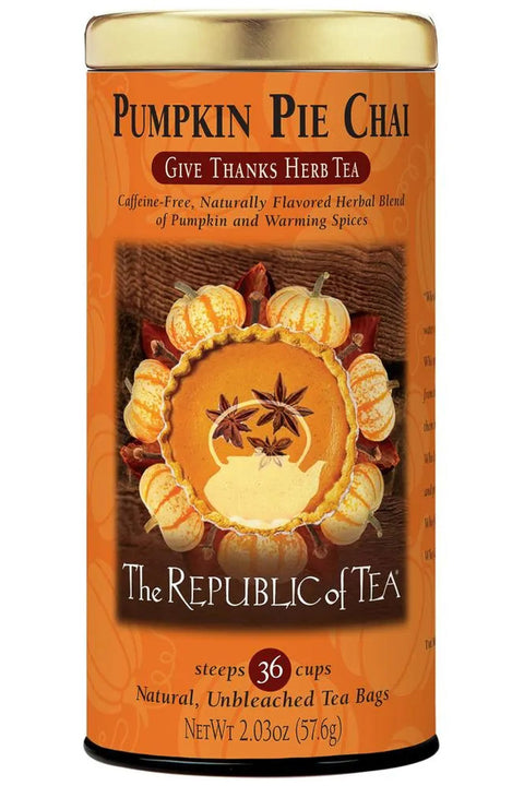 Republic of Tea Pumpkin Pie Chai Tea