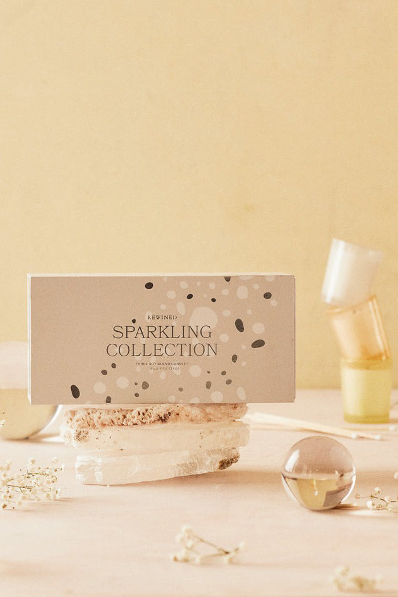 Rewined Sparkling Candle Gift Set