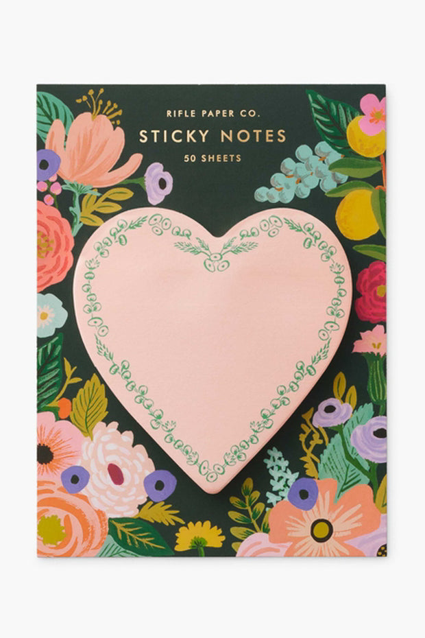 Rifle Paper Company Heart Sticky Notes