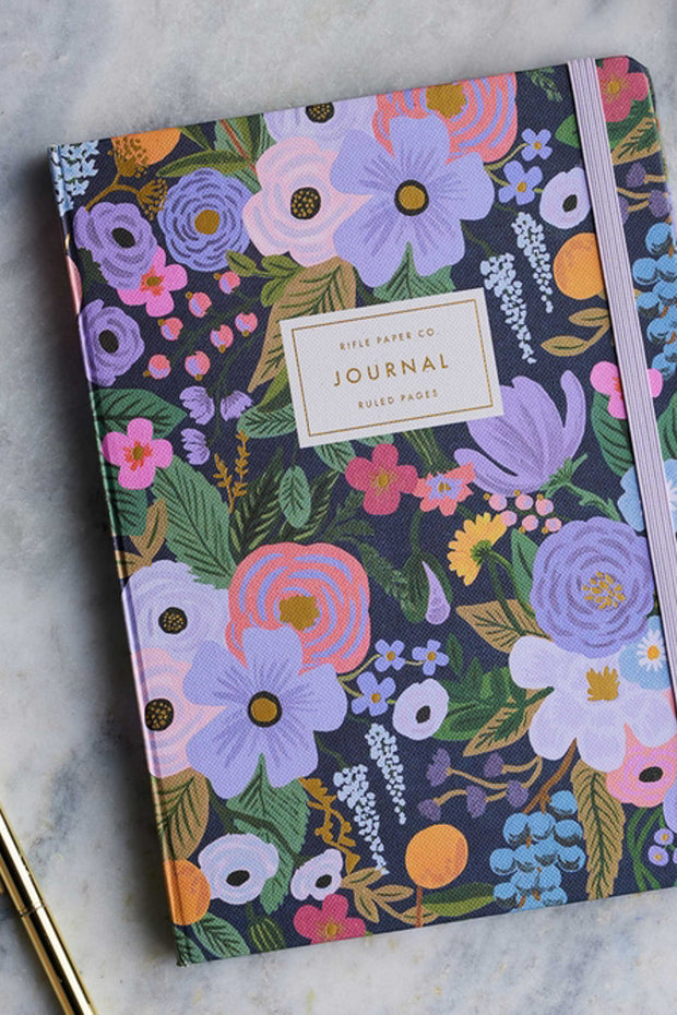 Rifle Paper Company Garden Party Violet Journal With Pen