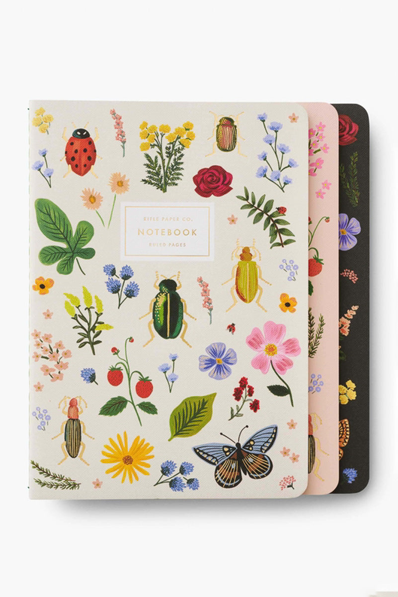 Rifle Paper Co. Curio Stitched Notebook Set